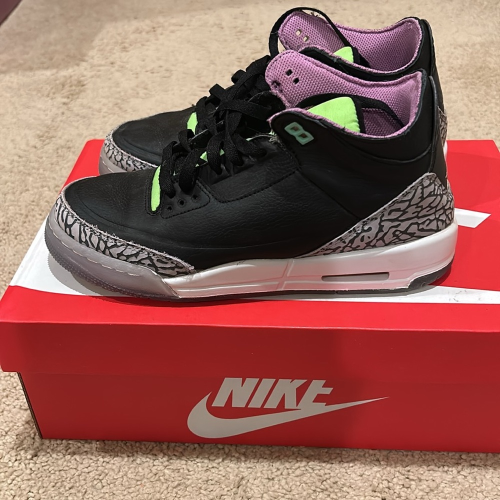 Jordan 3 Retro Electric Green 7Y - Picture 1 of 6